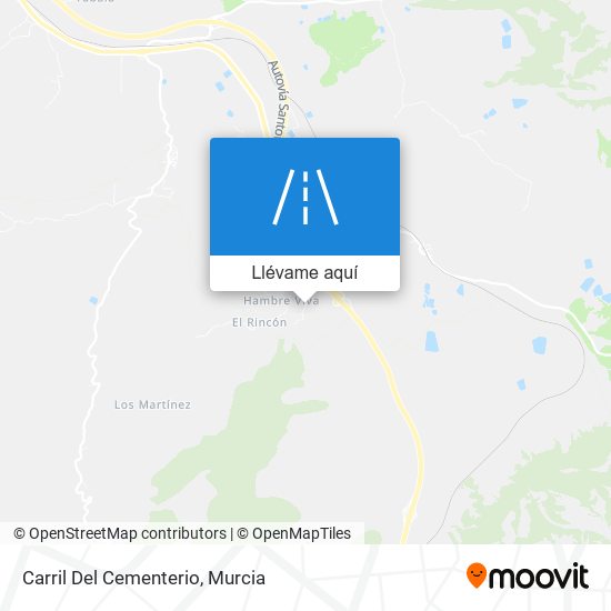 Mapa Carril Del Cementerio