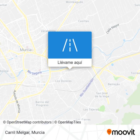 Mapa Carril Melgar