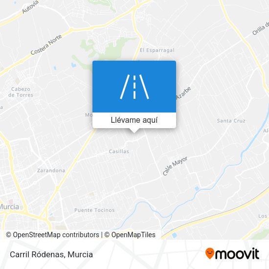 Mapa Carril Ródenas