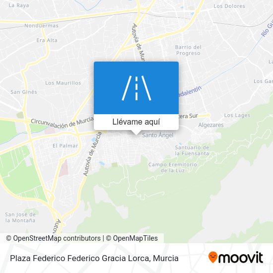 Mapa Plaza Federico Federico Gracia Lorca