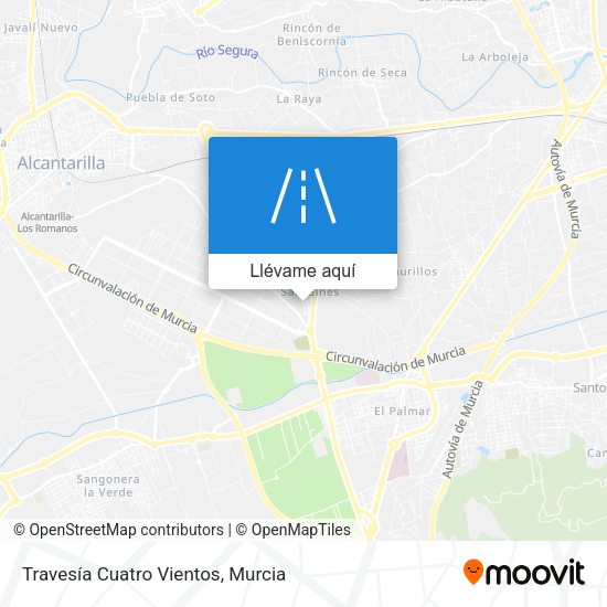 Mapa Travesía Cuatro Vientos