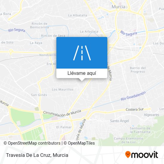 Mapa Travesía De La Cruz
