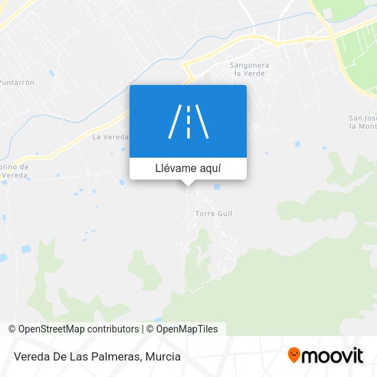 Mapa Vereda De Las Palmeras