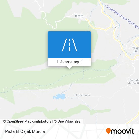 Mapa Pista El Cajal