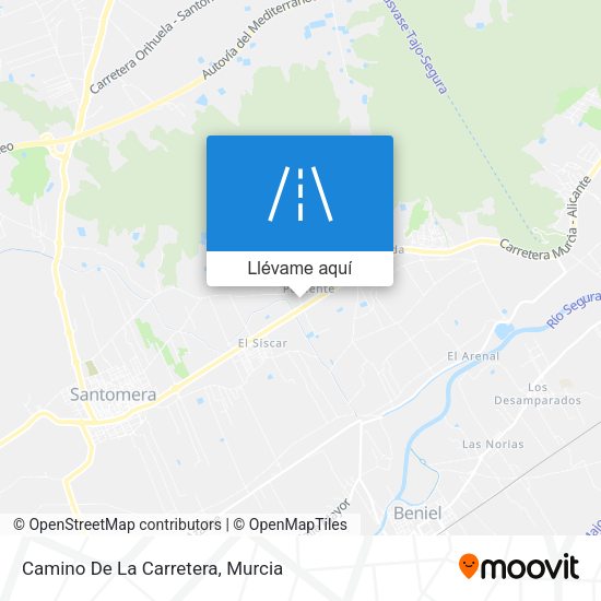 Mapa Camino De La Carretera