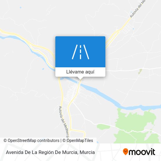 Mapa Avenida De La Región De Murcia