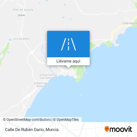 Mapa Calle De Rubén Darío
