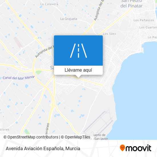 Mapa Avenida Aviación Española