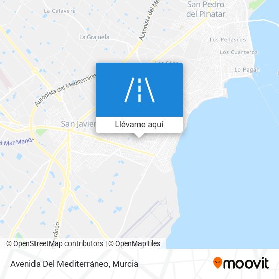 Mapa Avenida Del Mediterráneo