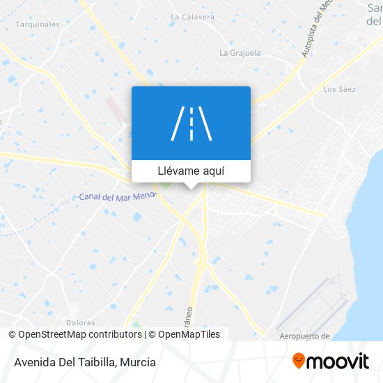 Mapa Avenida Del Taibilla
