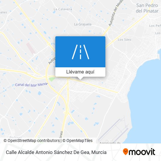 Mapa Calle Alcalde Antonio Sánchez De Gea