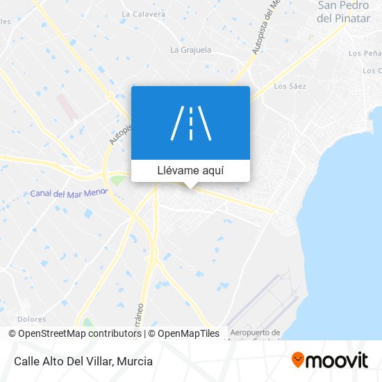 Mapa Calle Alto Del Villar
