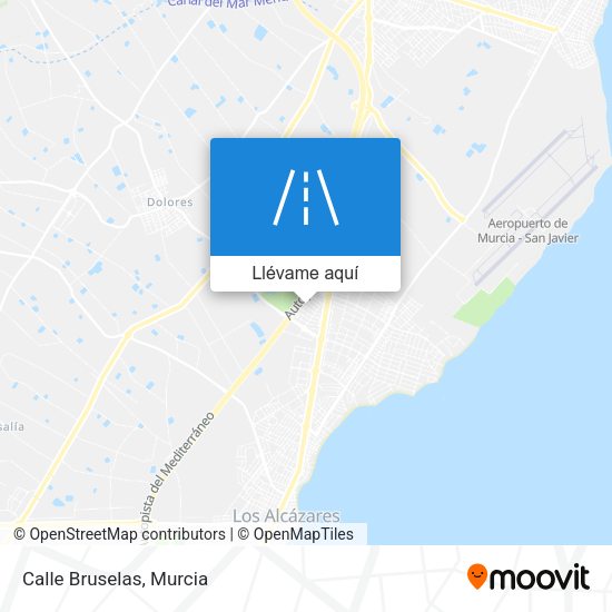 Mapa Calle Bruselas