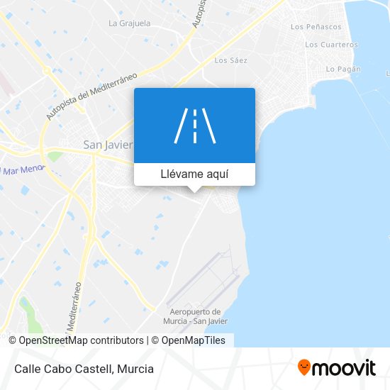 Mapa Calle Cabo Castell