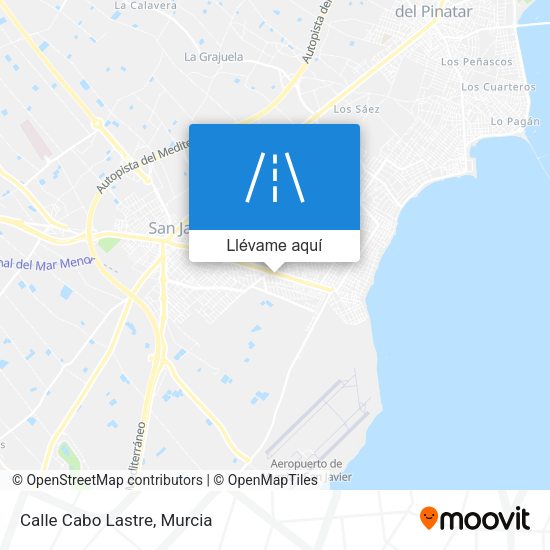 Mapa Calle Cabo Lastre