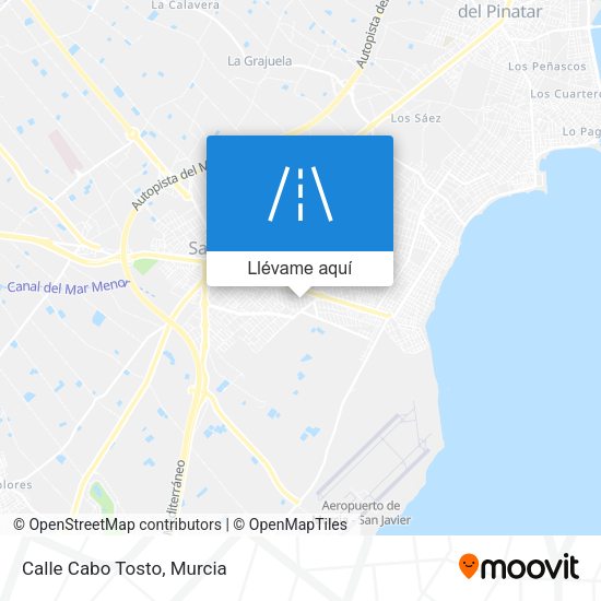 Mapa Calle Cabo Tosto