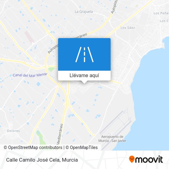 Mapa Calle Camilo José Cela