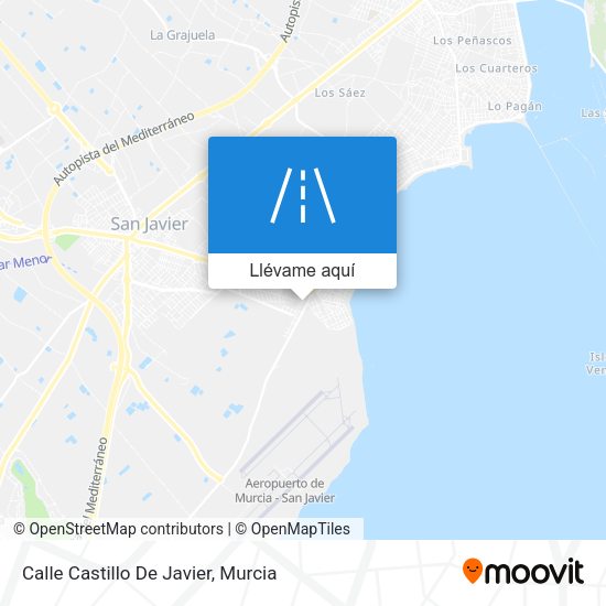 Mapa Calle Castillo De Javier