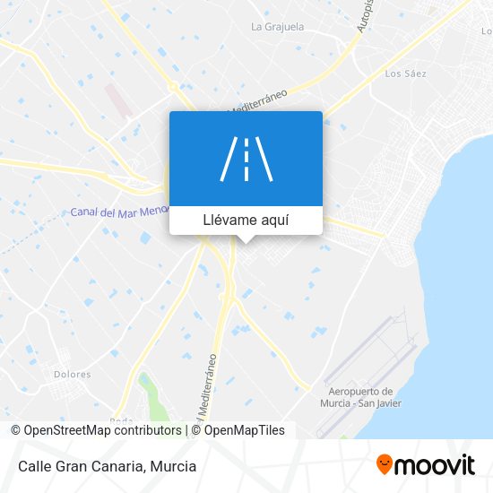 Mapa Calle Gran Canaria
