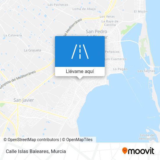 Mapa Calle Islas Baleares