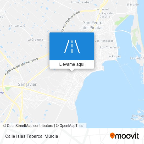 Mapa Calle Islas Tabarca