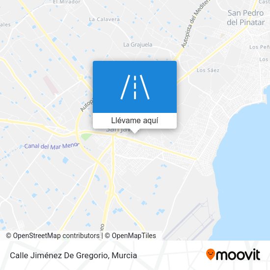 Mapa Calle Jiménez De Gregorio