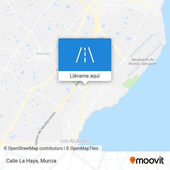 Mapa Calle La Haya