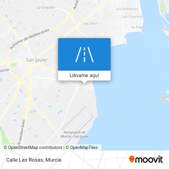 Mapa Calle Las Rosas