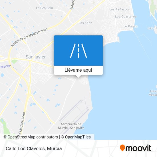 Mapa Calle Los Claveles