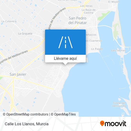 Mapa Calle Los Llanos