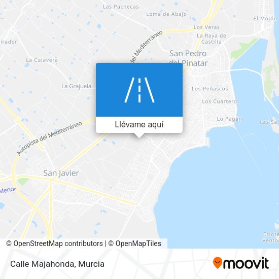 Mapa Calle Majahonda