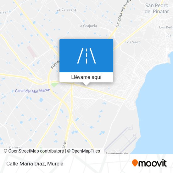 Mapa Calle María Díaz