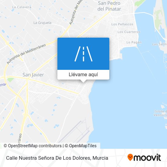 Mapa Calle Nuestra Señora De Los Dolores