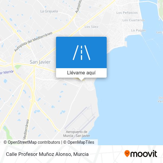 Mapa Calle Profesor Muñoz Alonso
