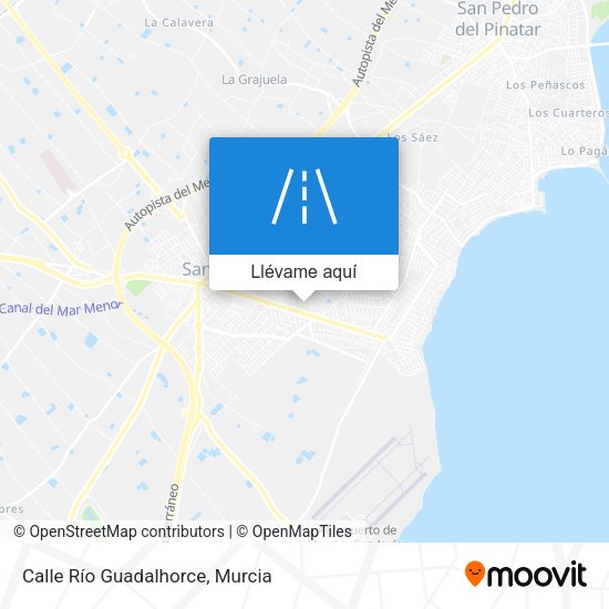 Mapa Calle Río Guadalhorce