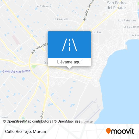 Mapa Calle Río Tajo