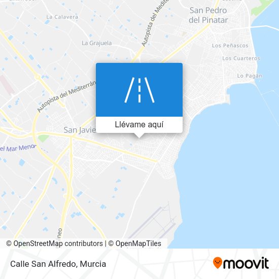 Mapa Calle San Alfredo