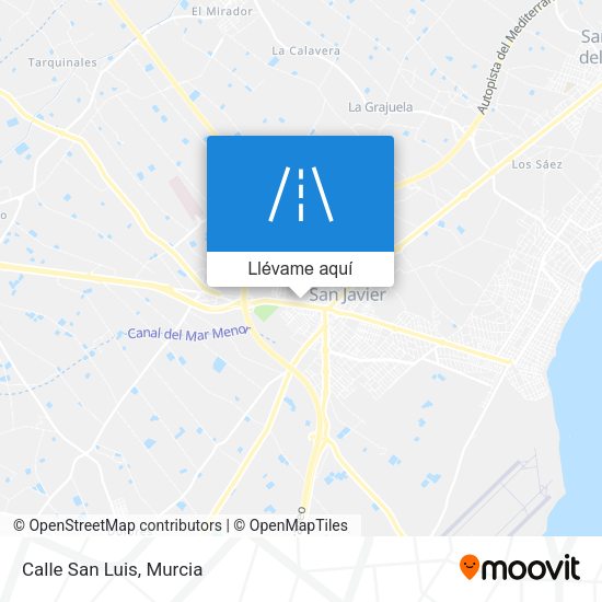 Mapa Calle San Luis