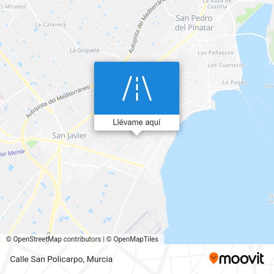 Mapa Calle San Policarpo