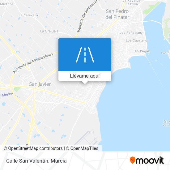 Mapa Calle San Valentín