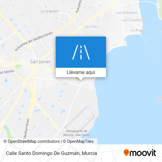 Mapa Calle Santo Domingo De Guzmán