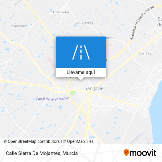 Mapa Calle Sierra De Mojantes