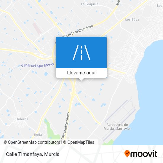 Mapa Calle Timanfaya