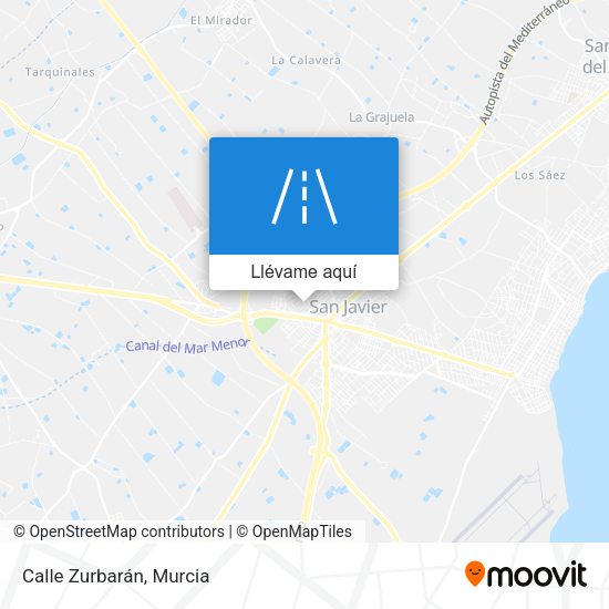 Mapa Calle Zurbarán