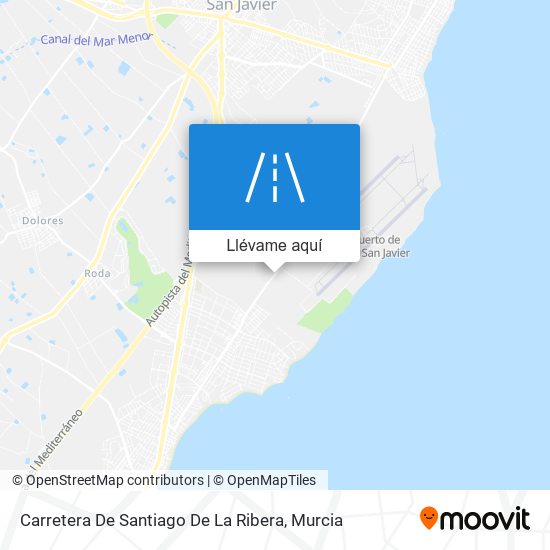 Mapa Carretera De Santiago De La Ribera
