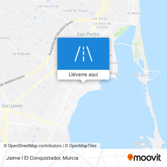 Mapa Jaime I El Conquistador