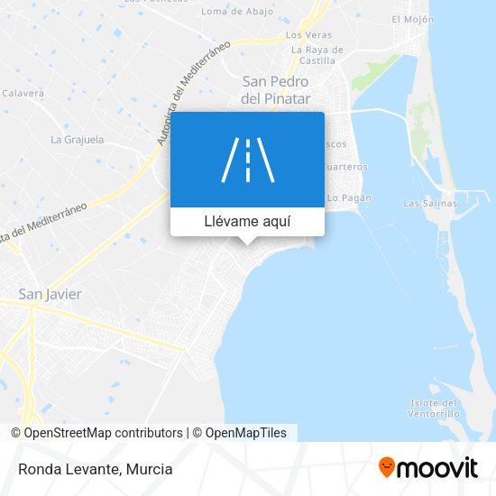 Mapa Ronda Levante