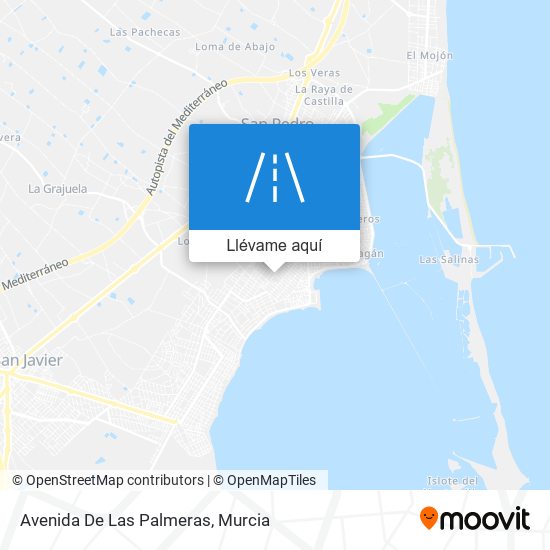 Mapa Avenida De Las Palmeras