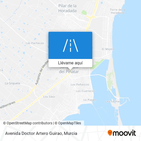 Mapa Avenida Doctor Artero Guirao