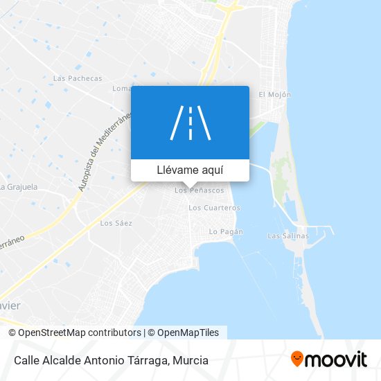 Mapa Calle Alcalde Antonio Tárraga